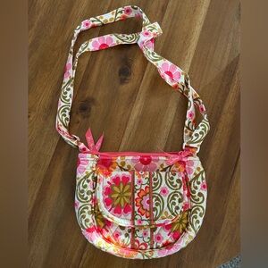 Vera Bradley Little Betsy Retired Floral Paisley Crossbody Y2K